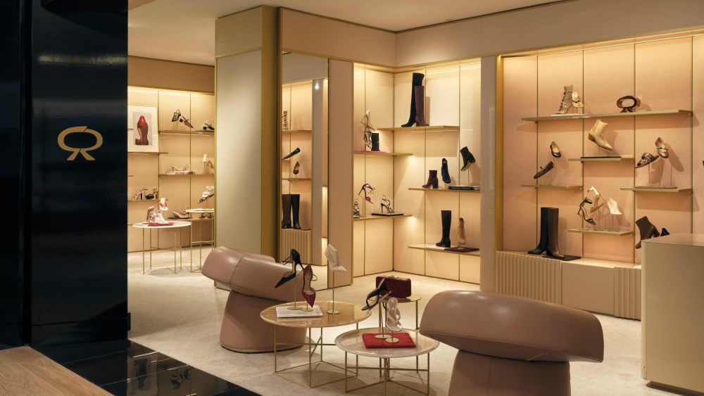 A new footwear area at Bloomingdale's 59th Street.